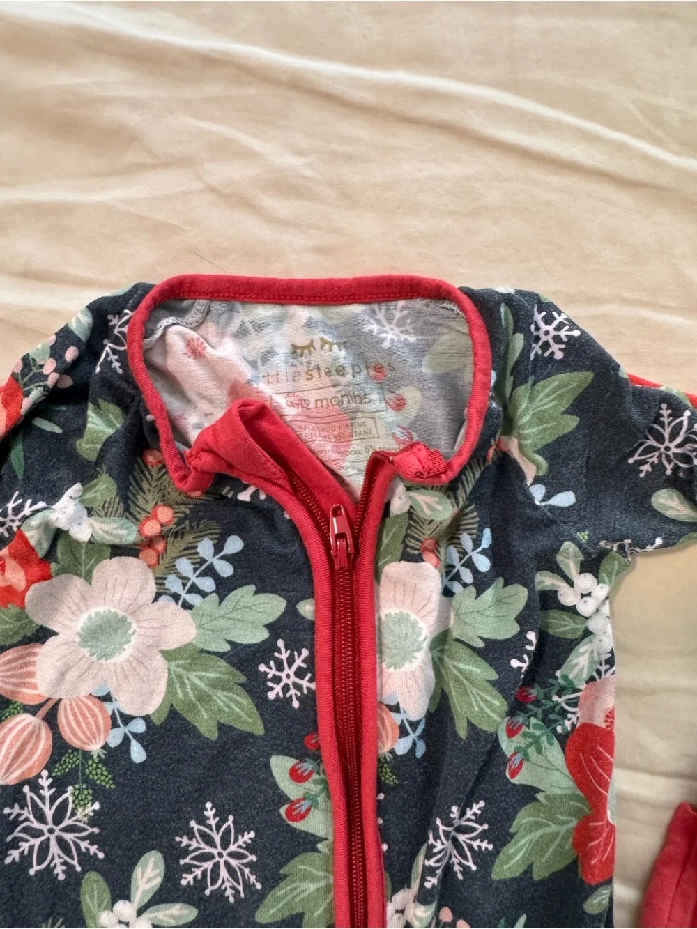 Little Sleepies Zip Up Bamboo Pajama Set